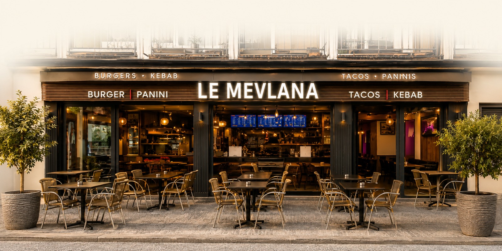 Façade du restaurant Le Mevlana à Annecy