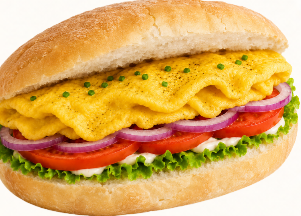 Sandwich omelette